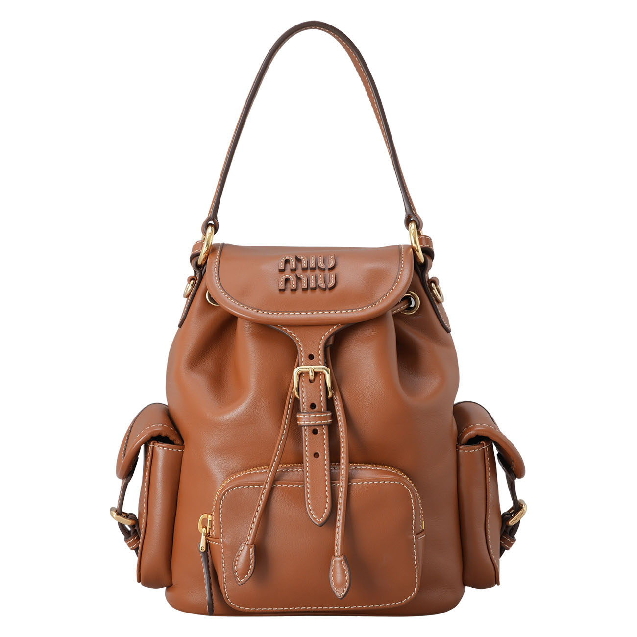 MIU MIU(USED)미우미우 5BZ043 가죽 백팩